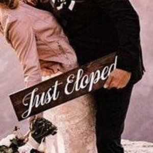 NEW Handmade Just Eloped Wooden Wedding Sign | Rustic Photo Prop for Bride Groom